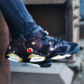 乔6 乔丹隐形人 全明星 中国新年篮球鞋 aj6cny中国年烟花aa2492-021