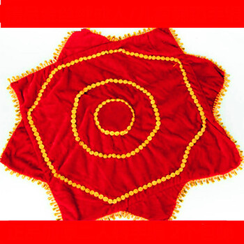 加厚手绢花舞蹈手绢东北二人转手绢跳舞秧歌手绢帕八角巾一对