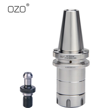 OZO数控刀具BT40刀柄CNC加工中心ER铣刀柄强力刀头套动平衡高速刀柄BT40-ER16-32 BT40-ER25-100L 高精动平衡 ...
