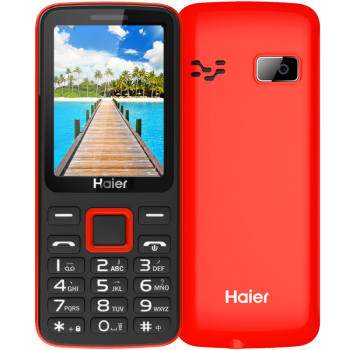 海尔(Haier)M369老人机 老年手机 移动联通2G老人手机直板 红色  老年版