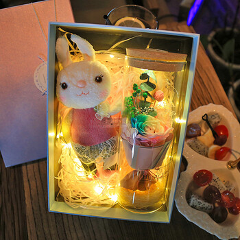 61儿童节礼物送女友创意女生浪漫女朋友生日特别实用老婆520礼品 咪兔