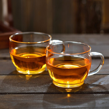 雅风 家用透明玻璃杯 喝水茶杯子 耐高温玻璃茶杯 3种容量抖音 80ml单