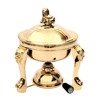 瓦氏炉酒店餐饮单人小火锅炉燃气灶金色火锅迷你炉具