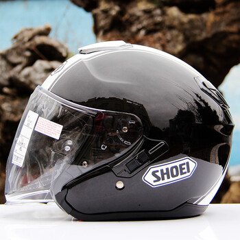 shoei头盔摩托车半盔 日本进口头盔男女机车赛车头盔 shoei半盔四季双