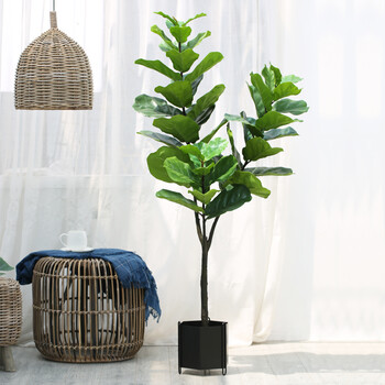 罗曼妈妈 仿真树大型假树 植物 龟背竹 旅人蕉 散尾葵 室内装饰客厅