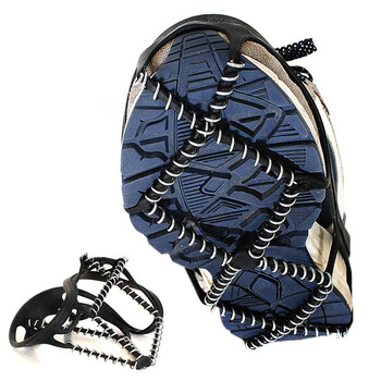 户外弹簧鞋套加厚都市简易滑冰爪登山鞋钉滑脚套雪爪scls 弹簧鞋套