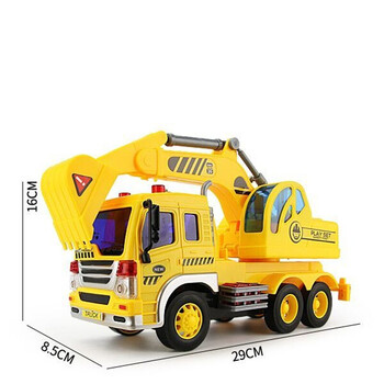 车玩具车云梯救火水罐灭火车工程车套装大号儿童男孩汽车模型 挖掘机