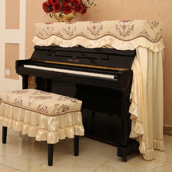 全罩北欧式布艺加厚防尘半罩美式经典琴布现代简约清新韩国 索菲亚红