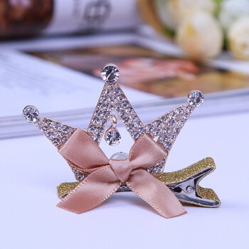 儿童发夹宝宝生日皇冠发卡女孩头饰发饰女童水钻王冠钻石夹子 新款13