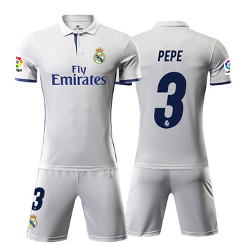 2018c罗皇马短袖运动短裤训练足球衣夏季薄款男士青少年户外比赛出场