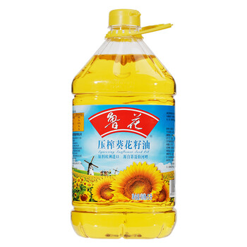 鲁花葵花籽油 鲁花食用油物理压榨葵花籽油5l 原料欧洲进口 行情报价价格评测 京东