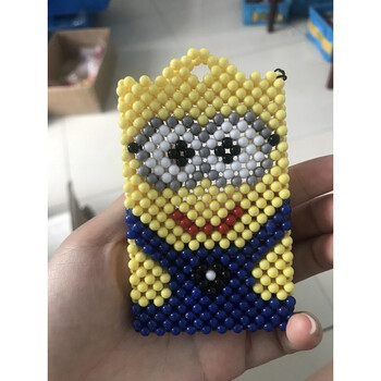 利之嘉 4mm糖果珠diy手工串珠编织卡套卡包成品公交卡交通卡套银行卡