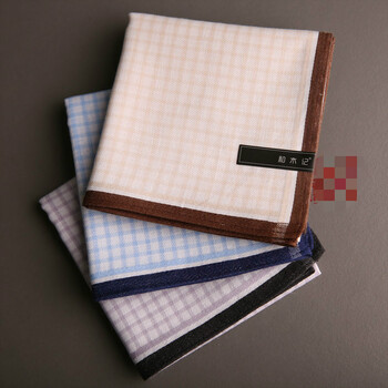 手帕男士 吸水擦汗手绢柔软 次品:玉清一条