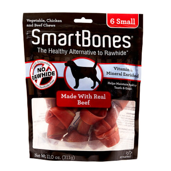 Smartbones小号洁齿骨 牛肉味 6支装 Smartbones 狗狗磨牙棒狗咬胶消化性狗零食成犬幼犬洁齿骨 洁齿棒牛肉味小号 6支装 行情报价价格评测 京东