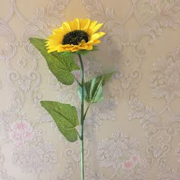 仿真向日葵太阳花芦苇草假花绢花干花客厅卧室落地摆放花室内装饰 小