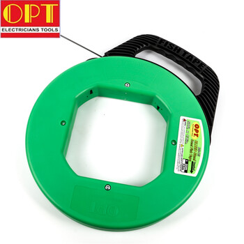 台湾opt电工穿线器电线网线穿管器光纤线槽引线器玻璃纤维扁铁丝电力电信工具bs 30 30米 扁铁线绿色收纳盒 图片价格品牌报价 京东
