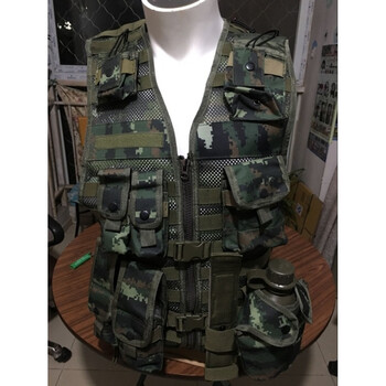 硕普(supple) 达之美户外战术背心野战马甲多功能虎斑冬迷彩猎人服军
