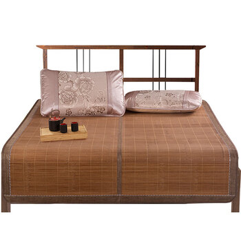 夏季凉席竹席床折叠双面碳化席子1.2冬夏两用竹凉席 4.