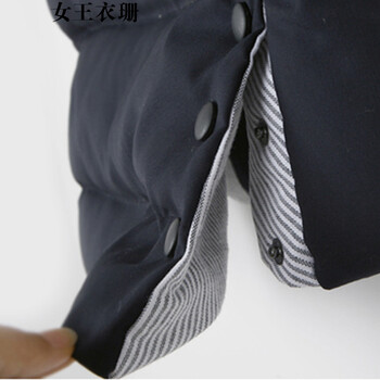 女王衣珊2015秋呢子马甲休闲百搭立领保暖毛呢外套马夹棉服女棉衣 灰色 XL