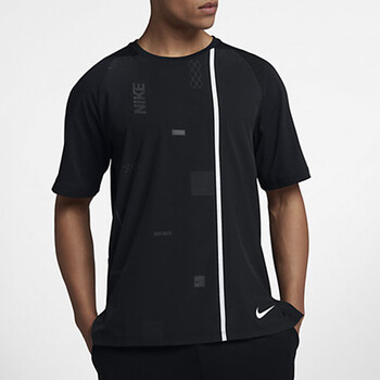 nike耐克男装 2018秋新款运动跑步健身flex 短袖训练t恤衫ah9607 ah