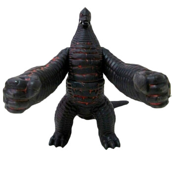 欧布魔王兽魔格大蛇玛伽咖大蛇奥特曼怪兽玩具贝利亚人偶软胶 黑色 大