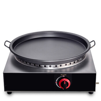 台式燃气水煎包炉煤气电饼铛商用生煎包锅烙饼锅煎饺子锅烙煎饼机