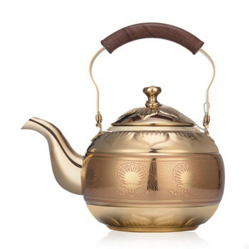 限时特惠)茶壶带滤网 餐厅 家用 酒店 加厚 泡茶壶 饭店茶壶 金钟壶1