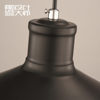 生活设计大师灯具Loft美式乡村工业风餐厅吧台复古创意单头仓库鸟笼吊灯