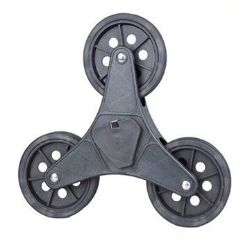 爬楼购物车买菜车布袋车轮 橡胶轮一对