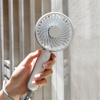 冉途硅胶腕带手握小风扇台式手拿风扇随身充电小风扇户外出行用品学生