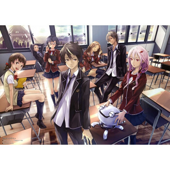 罪恶王冠动漫海报墙贴卧室宿舍超大墙纸二次元壁画贴纸自粘防水