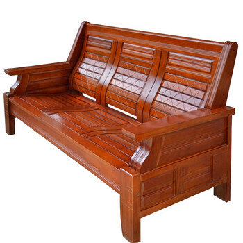 五件套春秋椅套装组合客厅家具海棠色办公实木沙发冬夏两用 单人 单人