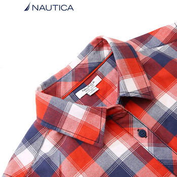 诺帝卡 NAUTICA 女士 新款 长袖衬衫 44WC03 红色 6LU XS