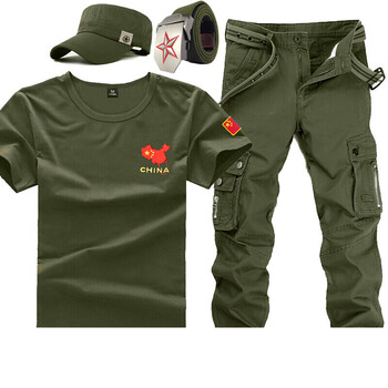 制服迷彩服军人衣服男作训套装夏季休闲短袖t恤 605军衣军裤 其他尺码