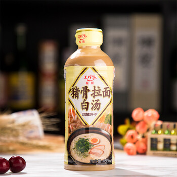 荏原猪骨白汤汁480ml 拉面白汤浓缩日式拉面高汤豚骨拉面调味汁火锅汤底拉面调味液 图片价格品牌报价 京东