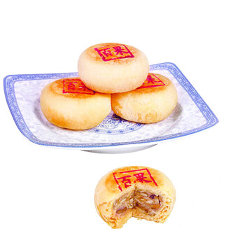 【10只装】采芝斋 苏式酥皮月饼 苏州特产 满口香55g