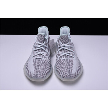 代购侃爷椰子鞋yeezy350v2冰蓝白斑马新灰橙真爆纯白黑红运动跑步鞋