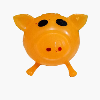 发泄水球发泄猪头减压整蛊 发泄水果 发泄球出气玩具儿童玩具 橙猪