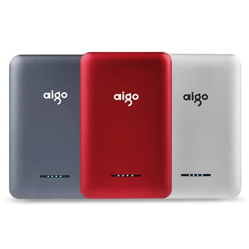 爱国者（aigo） 移动电源10000毫安S3便携超薄迷你 充电宝  LG电芯 灰色