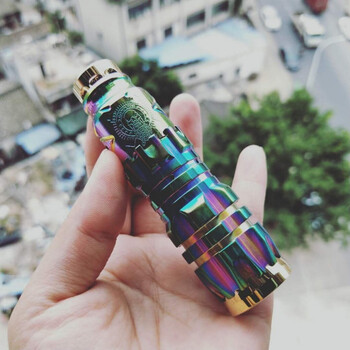 迷你 战斗黄铜mini掠夺者机械杆电子烟大烟雾蒸汽烟 彩钢杆子