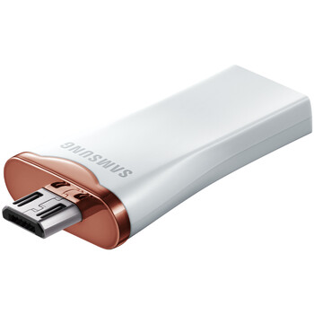 三星（SAMSUNG）16GB OTG 手机U盘（USB/micro USB双接口 白色）