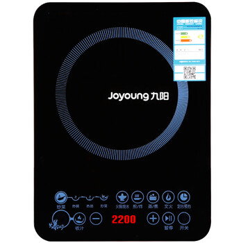 
                                        
                                                                                九阳（Joyoung）电磁炉 电池炉 火锅炉 电磁灶 智能定时 黑晶面板 2100W大火灶C21-L86 赠欧式汤锅+精铁炒锅                