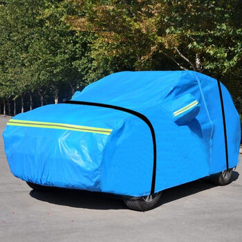 衣车罩传奇gs7 suv防晒防雨遮阳车套七座 传祺gs8【订制版加厚湖蓝色