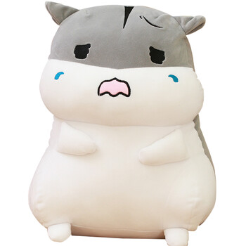 毛绒玩具胖仓鼠抱枕公仔布娃娃玩偶安抚靠枕靠垫送女生情人节生日礼物