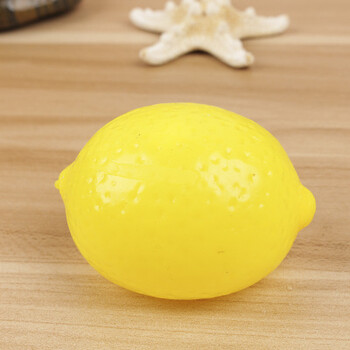 节减压发泄葡萄球解压出气水果捏捏乐摔不烂玩具儿童无聊神器 柠檬