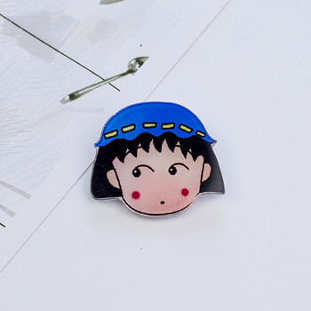 在校生卡通胸针韩国可爱萌物外套别针徽章亚力克时尚女配饰品胸章 深