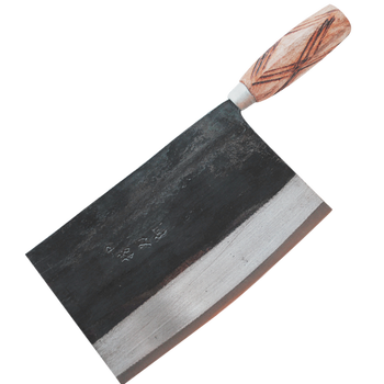 捞刀河厨师专用大菜刀 手工锻打碳钢大片刀