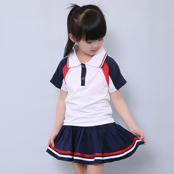 幼儿园园服夏装新款套装学院风韩版小学生校服夏季儿童班服英伦风