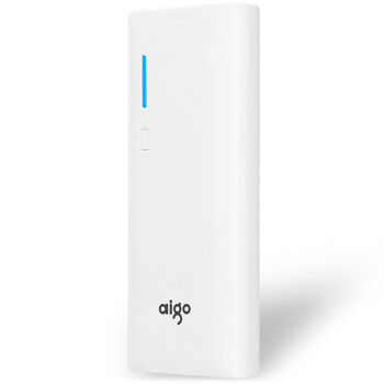 
                                        爱国者（aigo）15000毫安 K150 双USB输出 LED强光手电 苹果/安卓通用 移动电源/充电宝 白色                