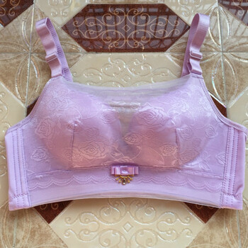 2018新款慕花好月圆秘密花语抹胸纯色内衣无钢圈聚拢本命年防走光文胸